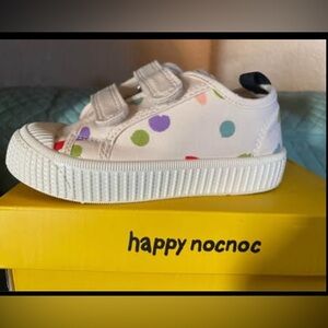 Hannah Cream Multi-Color Kids Sneakers